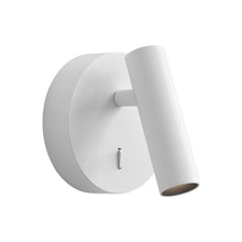 Load image into Gallery viewer, Enna Round LED Wall Light in Matt White.
