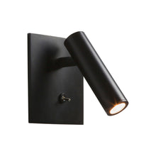 Load image into Gallery viewer, Enna Square LED Wall Light in Matt Black.
