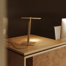 Load image into Gallery viewer, Gerit LED Table Lamp in Office.

