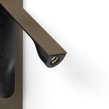 Load image into Gallery viewer, Keta LED Reading Wall Light in bedroom.
