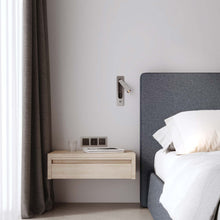 Load image into Gallery viewer, Keta LED Reading Wall Light in bedroom.
