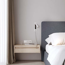Load image into Gallery viewer, Keta LED Reading Wall Light in bedroom.
