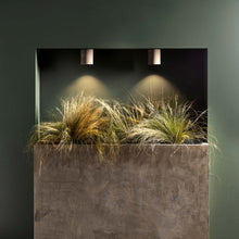 Load image into Gallery viewer, Kos Outdoor LED Recessed Wall Light in Outside Area.
