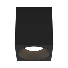 Load image into Gallery viewer, Kos Square LED Recessed Light in Textured Black.
