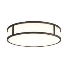 Load image into Gallery viewer, Mashiko Round Flush Mount Ceiling Light in Bronze (Large).
