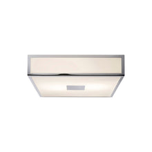 Load image into Gallery viewer, Mashiko Square Flush Mount Ceiling Light in Polished Chrome (Medium).
