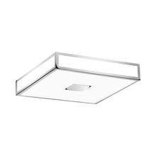 Load image into Gallery viewer, Mashiko Square Flush Mount Ceiling Light in Polished Chrome (Large).
