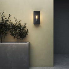 Load image into Gallery viewer, Messina Outdoor Wall Light in Outside area.
