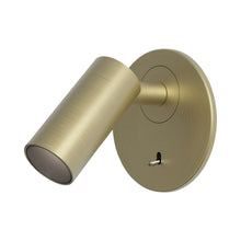 Load image into Gallery viewer, Micro Recess LED Wall Light in Matt Gold.
