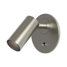Load image into Gallery viewer, Micro Recess LED Wall Light in Matt Nickel.
