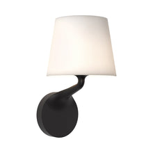 Load image into Gallery viewer, Millie Wall Light in Matt Black.
