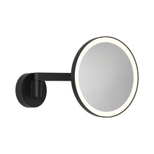 Load image into Gallery viewer, Nagoya Magnifying Wall Mirror in Matt Black.
