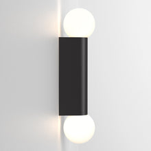 Load image into Gallery viewer, Otona Twin Bath Wall Light in Detail.
