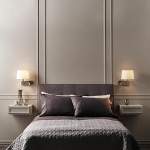 Load image into Gallery viewer, Side by Side Reading Wall Light in bedroom.
