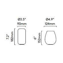 Load image into Gallery viewer, Tacoma LED Pendant Light - line drawing.
