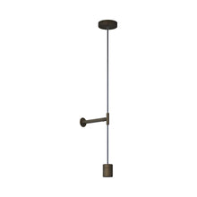 Load image into Gallery viewer, Tacoma LED Pendant Light With Wall Kit in Bronze.
