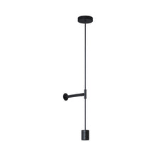 Load image into Gallery viewer, Tacoma LED Pendant Light With Wall Kit in Matt Black.
