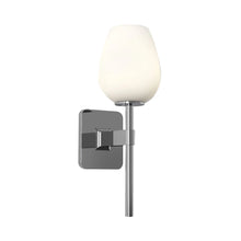 Load image into Gallery viewer, Tacoma Wall Light in Polished Chrome/Tulip Glass (Small).
