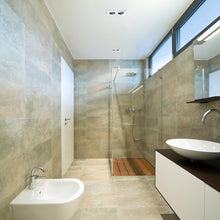 Load image into Gallery viewer, Vetro Twin LED Recessed Light in bathroom.
