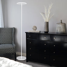 Load image into Gallery viewer, Athena LED Floor Lamp in living room.
