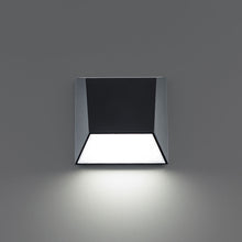 Load image into Gallery viewer, Atlantis Outdoor LED Wall Light in Black (3500K).
