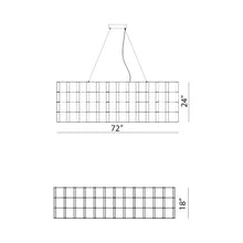 Load image into Gallery viewer, Argyle Chandelier - line drawing.
