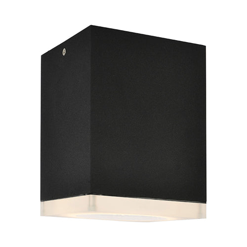 Avenue Outdoor Ceiling Light in Short/Black.