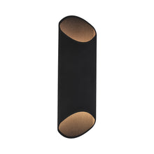 Load image into Gallery viewer, Avenue Outdoor Cylindrical Wall Light in Long/Black.
