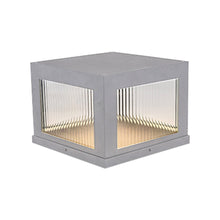 Load image into Gallery viewer, Avenue Outdoor Post Mount in Silver (9-Inch).
