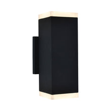 Load image into Gallery viewer, Avenue Outdoor Wall Light in Black (10-Inch).
