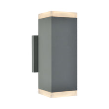 Load image into Gallery viewer, Avenue Outdoor Wall Light in Silver (10-Inch).
