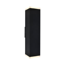 Load image into Gallery viewer, Avenue Outdoor Wall Light in Black (20-Inch).
