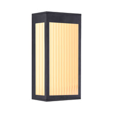 Load image into Gallery viewer, Avenue Ribbed Outdoor Wall Light in Detail.

