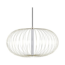 Load image into Gallery viewer, Delano LED Pendant Light in Ellipsoid/Large/Gold.
