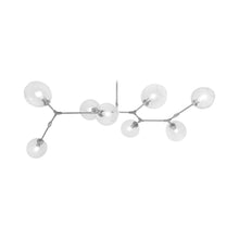 Load image into Gallery viewer, Fairfax Linear Pendant Light in Matte Chrome (8-Light).
