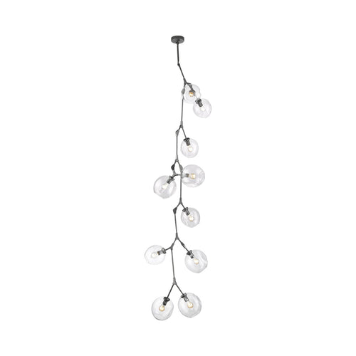 Fairfax Vertical Pendant Light in Dark Bronze.