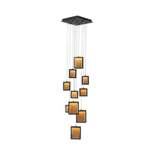 Load image into Gallery viewer, Brentwood LED Multi Light Pendant Light in 10-Light/Dark Bronze.
