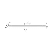 Load image into Gallery viewer, Cermack St. LED Bath Vanity Light - line drawing.
