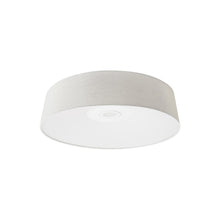 Load image into Gallery viewer, Cermack St. LED Flush Mount Ceiling Light in Small/Ivory Linen.

