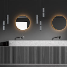 Load image into Gallery viewer, Cicada Pendant Light in bathroom.
