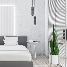 Load image into Gallery viewer, Cicada Pendant Light in bedroom.
