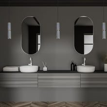 Load image into Gallery viewer, Cicada Pendant Light in bathroom.
