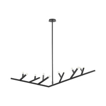 Load image into Gallery viewer, Oaks Chandelier in Matte Black (12-Light).
