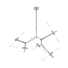 Load image into Gallery viewer, San Vincente LED Chandelier in Matte Chrome (10-Light).
