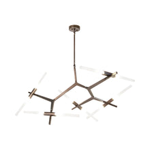 Load image into Gallery viewer, San Vincente LED Chandelier in Dark Bronze (10-Light).
