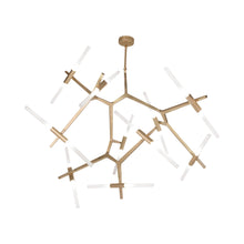 Load image into Gallery viewer, San Vincente LED Chandelier in Brushed Brass (20-Light).
