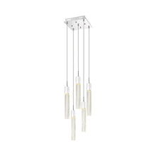 Load image into Gallery viewer, The Original Glacier LED Pendant Light in Detail.

