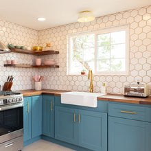 Load image into Gallery viewer, Avery 1-Light Semi-Flush Mount Ceiling Light in kitchen.
