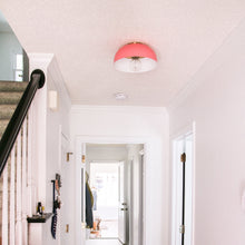 Load image into Gallery viewer, Avery 1-Light Semi-Flush Mount Ceiling Light in floor.
