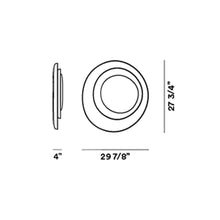 Load image into Gallery viewer, Bahia Ceiling / Wall Light - line drawing.
